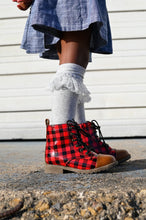 Load image into Gallery viewer, [Buffalo Plaid + Camel] Boots
