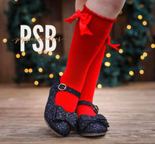 Load image into Gallery viewer, [Black Glitter Crochet] Bow Shoes
