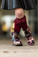 Load image into Gallery viewer, [Floral Black Matte] Boots

