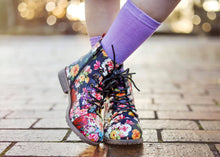 Load image into Gallery viewer, [Floral Black Matte] Boots
