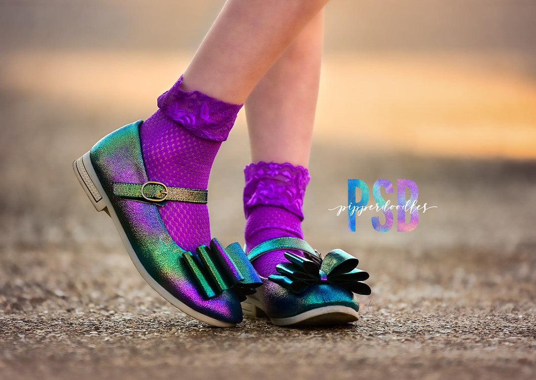 [Rainbow Peacock] Bow Shoes