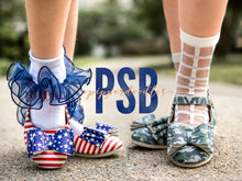Load image into Gallery viewer, [Stars + Stripes] Bow Shoes
