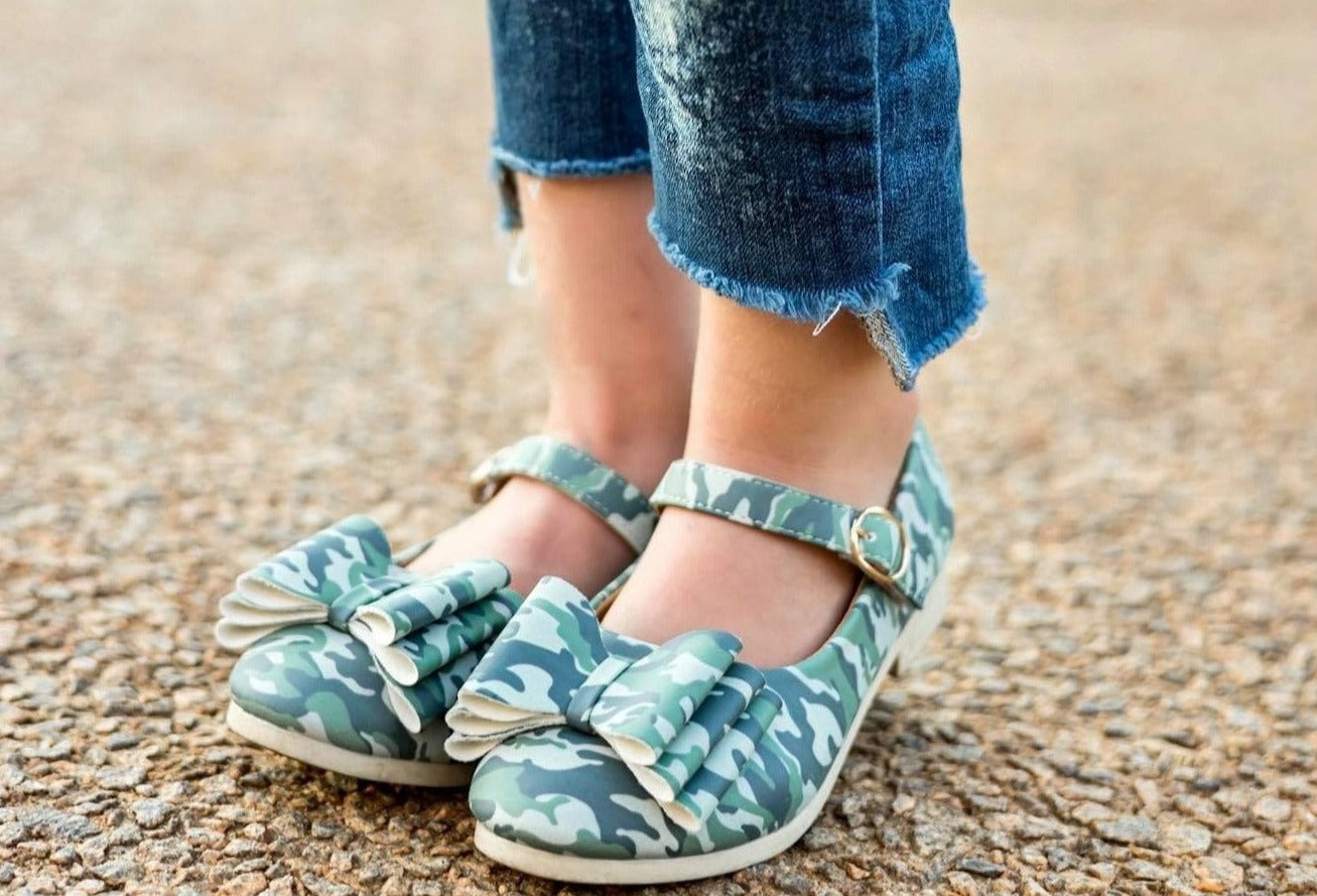 [Camouflage] Bow Shoes
