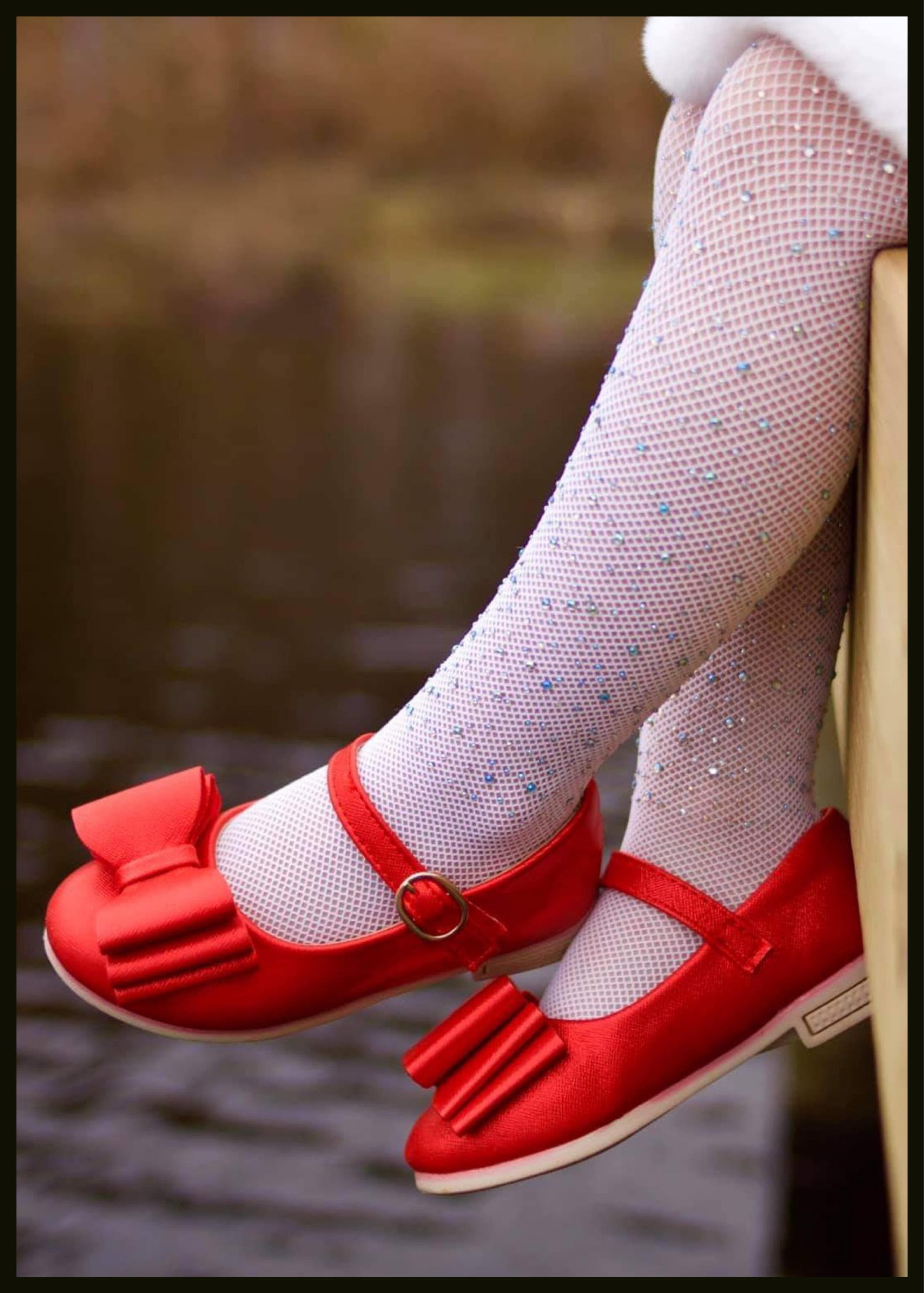 [Red Shimmer] Bow Shoes
