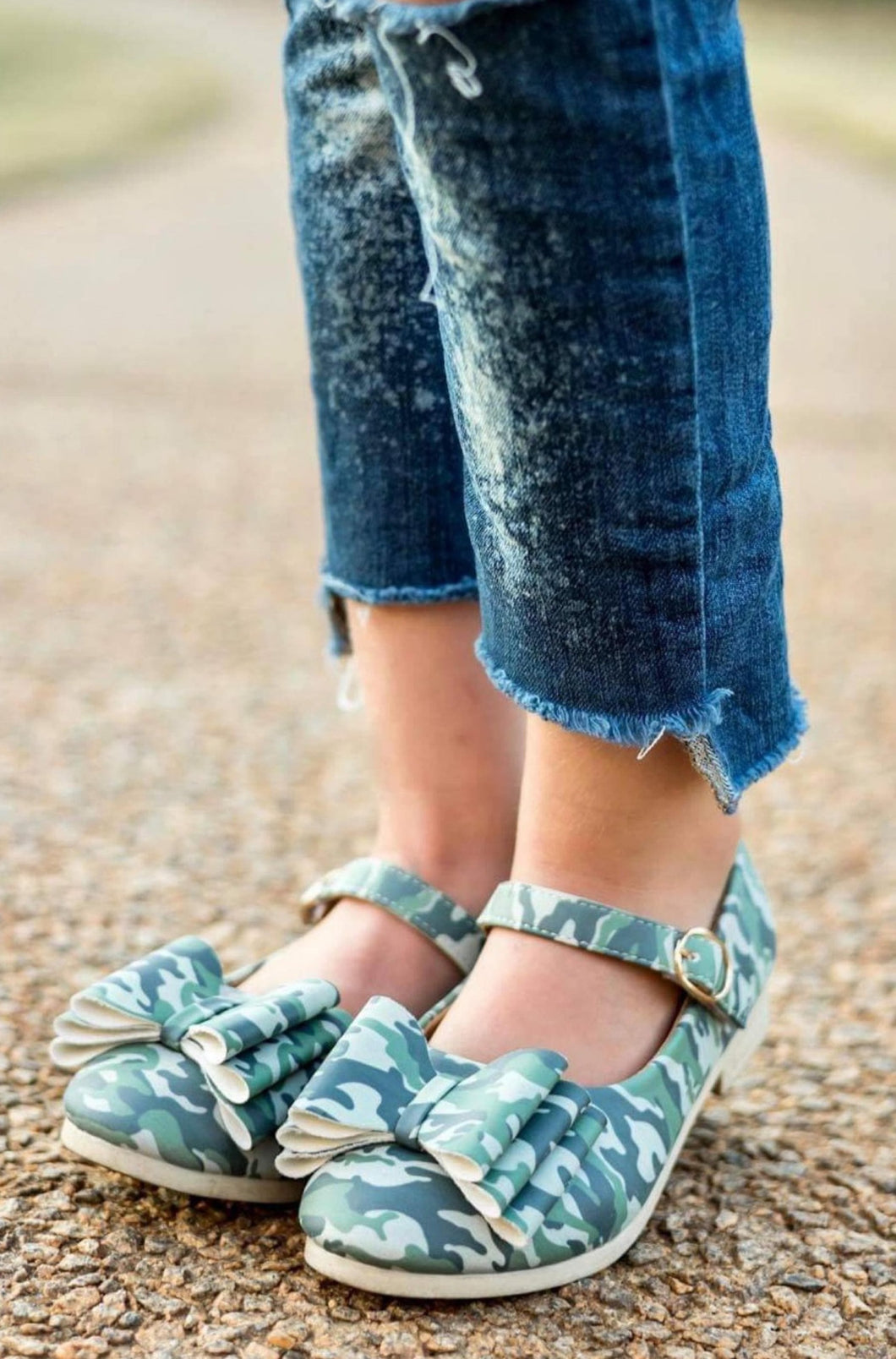 [Camouflage] Bow Shoes