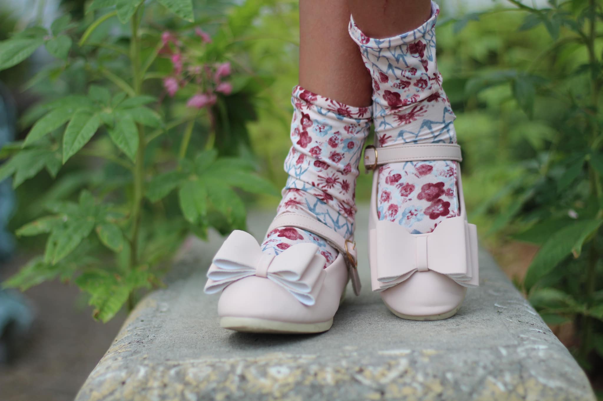 [Blush Sand] Bow Shoes