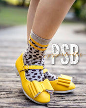 Load image into Gallery viewer, [Pebble Yellow] Bow Shoes

