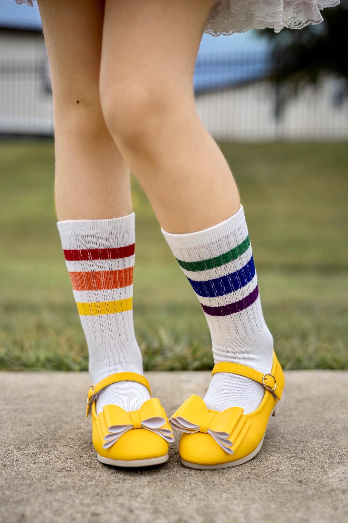 [Pebble Yellow] Bow Shoes