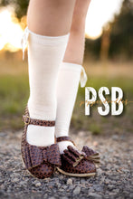 Load image into Gallery viewer, [Brown Basket Weave] Bow Shoes
