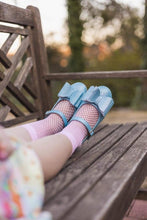 Load image into Gallery viewer, [Light Blue Shimmer] Bow Shoes
