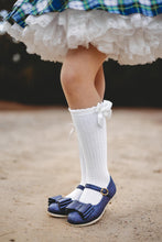 Load image into Gallery viewer, [Navy Glitz] Bow Shoes
