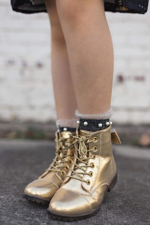 [Metallic Gold] Boots