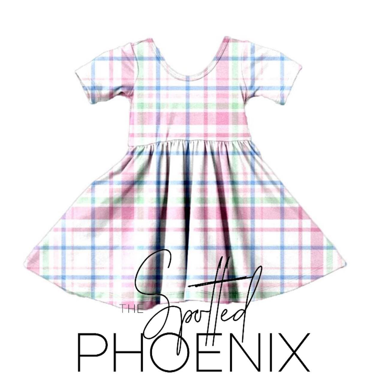 [Pastel Plaid] Dress