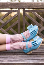 Load image into Gallery viewer, [Light Blue Shimmer] Bow Shoes
