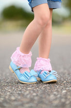 Load image into Gallery viewer, [Light Blue Shimmer] Bow Shoes
