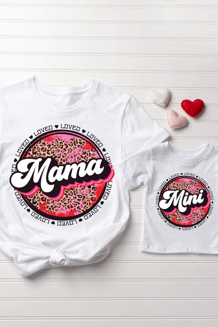 [LOVED] MAMA or MINI Tee Shirt
