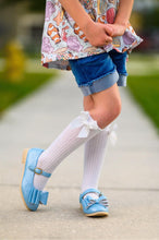 Load image into Gallery viewer, [Light Blue Shimmer] Bow Shoes
