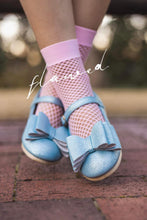 Load image into Gallery viewer, [Light Blue Shimmer] Bow Shoes
