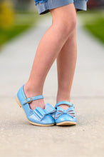 Load image into Gallery viewer, [Light Blue Shimmer] Bow Shoes
