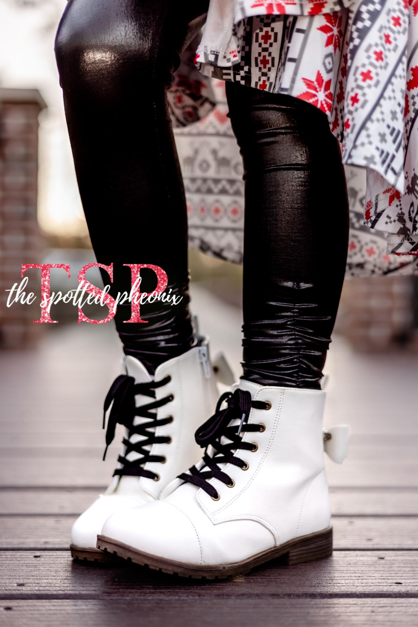 Faux Leather Ruched Leggings The Spotted Phoenix LLC
