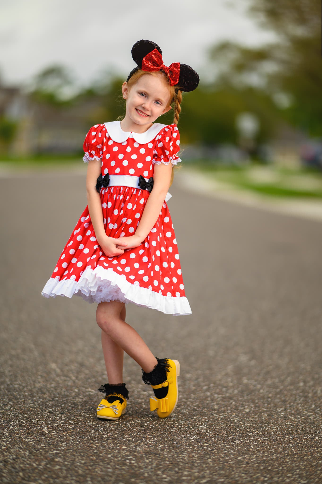 [Pebble Yellow] Bow Shoes