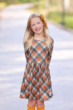Load image into Gallery viewer, [Harvest Plaid] Dress w/ Faux Texture
