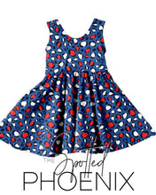 Load image into Gallery viewer, [Leopard Blues] Dress
