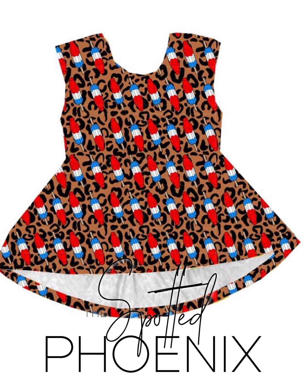 [The Spotted Bomb Pop] Peplum