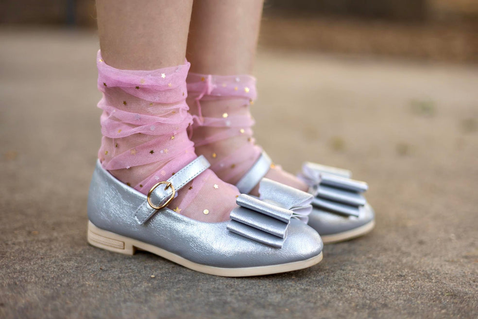 [Silver Shimmer 2.0] Bow Shoes