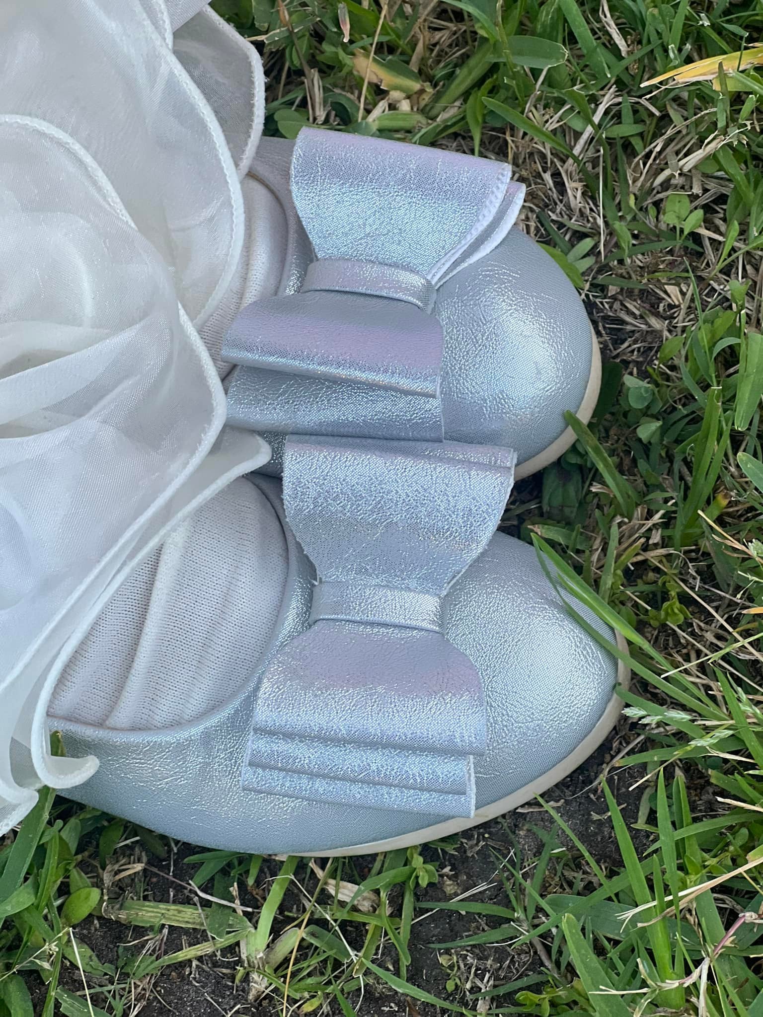 [Silver Shimmer 2.0] Bow Shoes