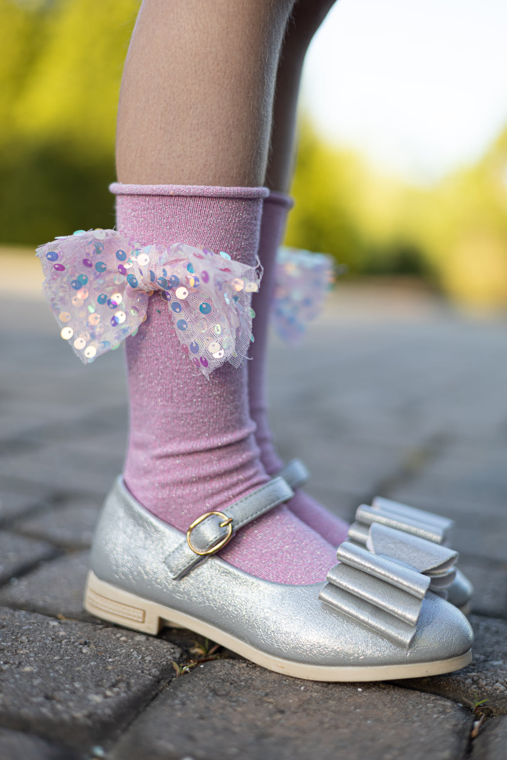 [Silver Shimmer 2.0] Bow Shoes