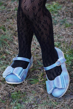 Load image into Gallery viewer, [Blue + Purple Glitter] Bow Shoes
