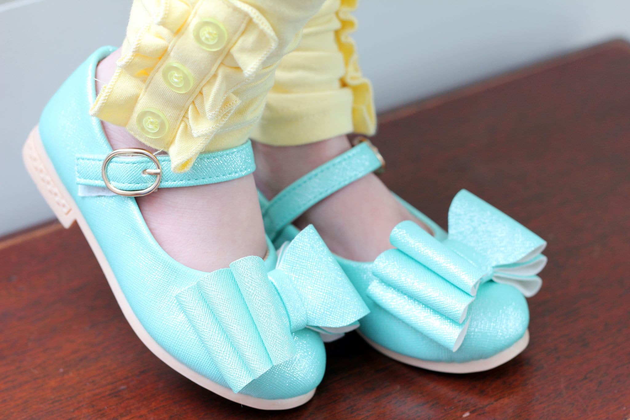 [Mint] Bow Shoes