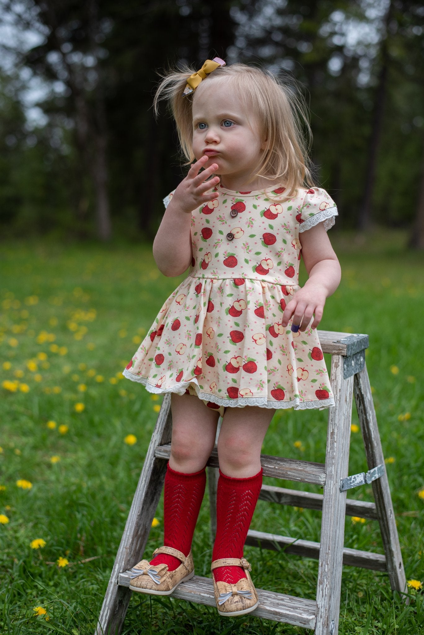 [Matte Cork] Bow Shoes