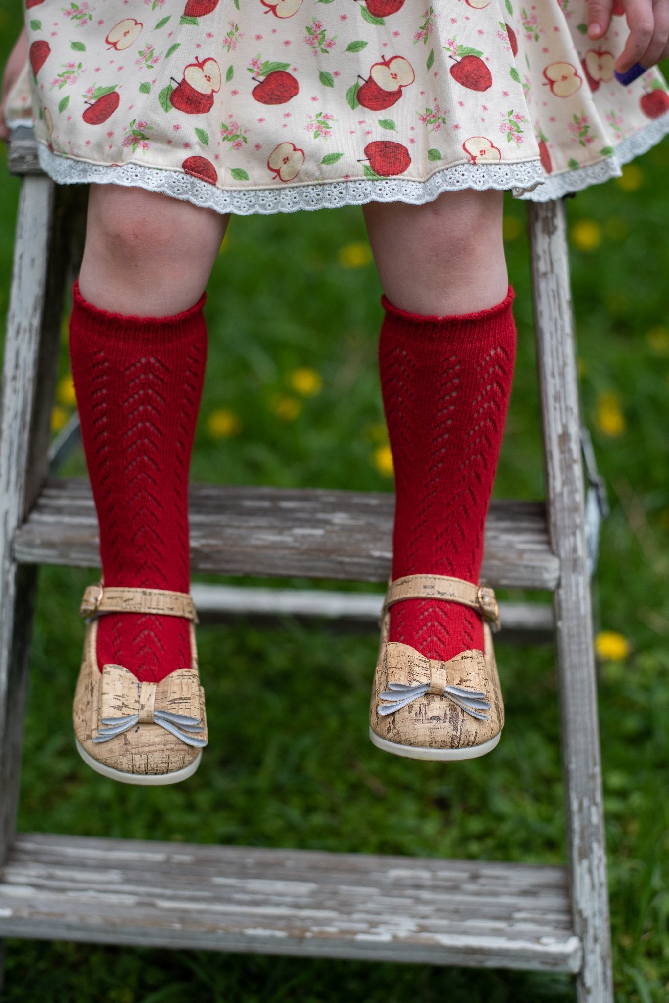 [Matte Cork] Bow Shoes