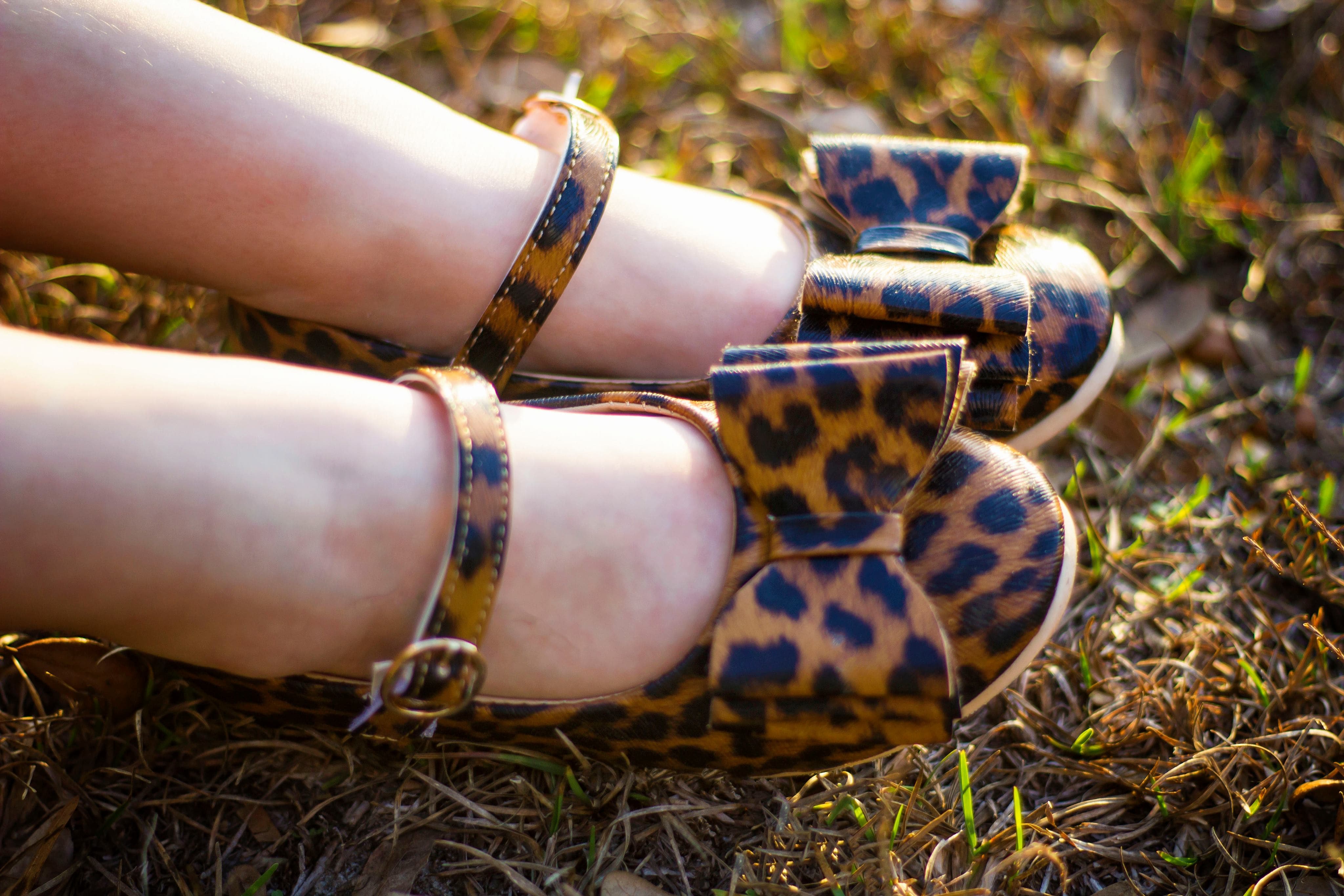 [Leopard] Bow Shoes