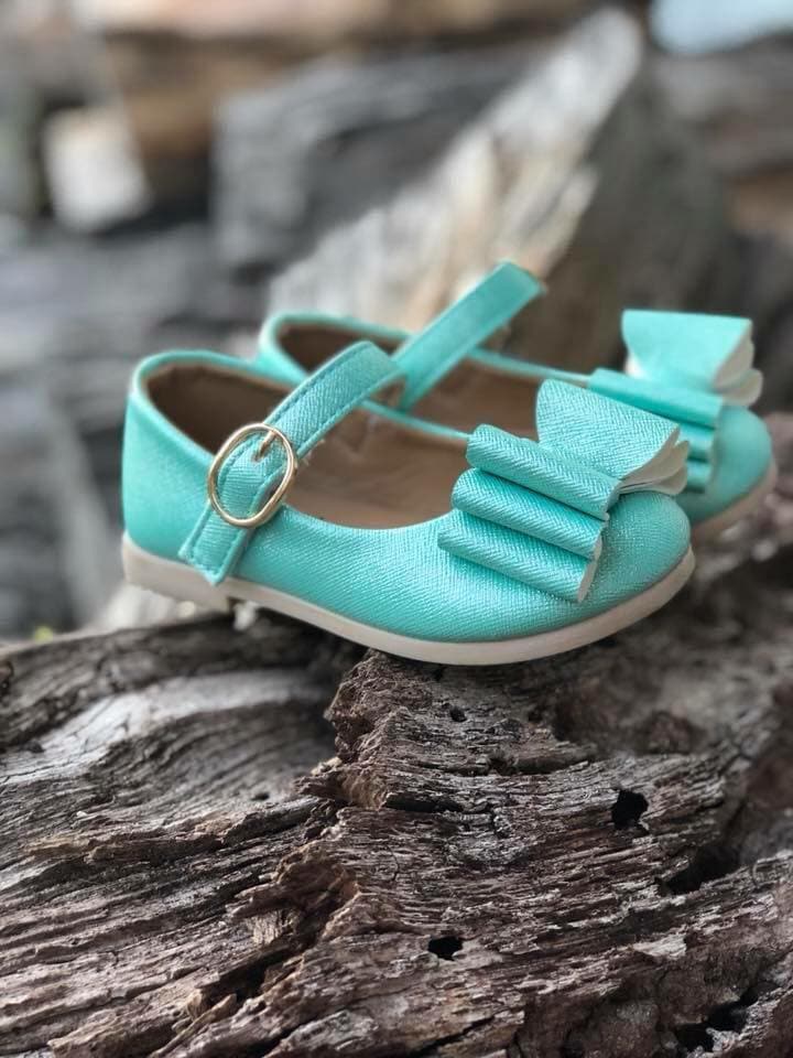 [Mint] Bow Shoes