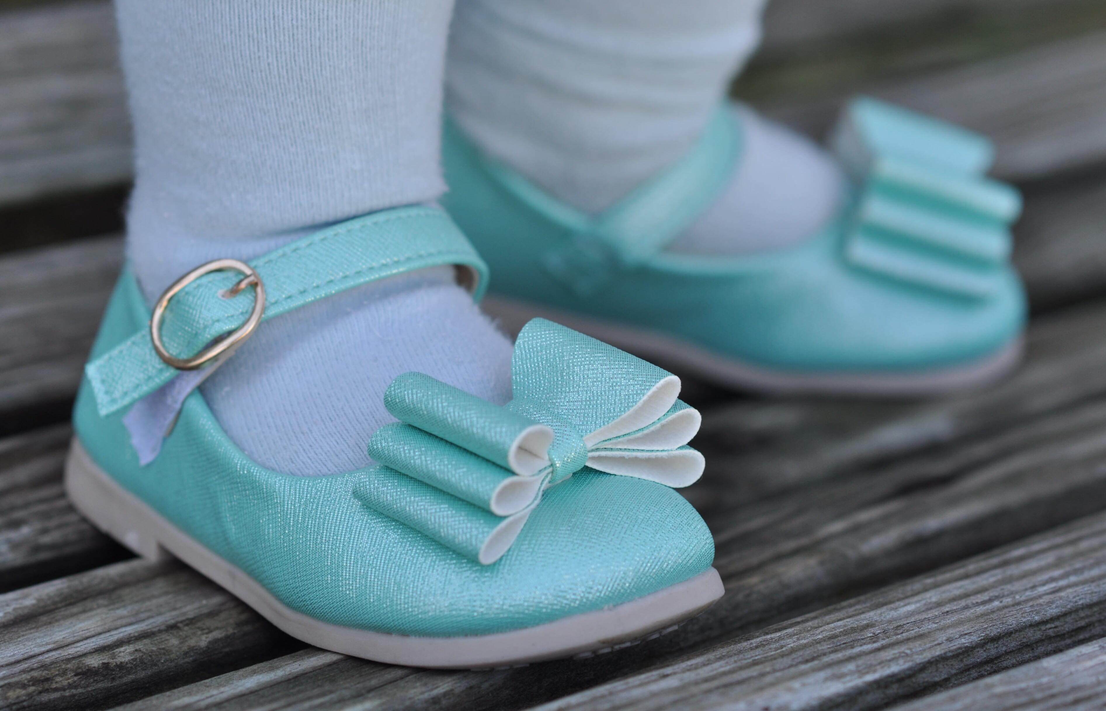 [Mint] Bow Shoes