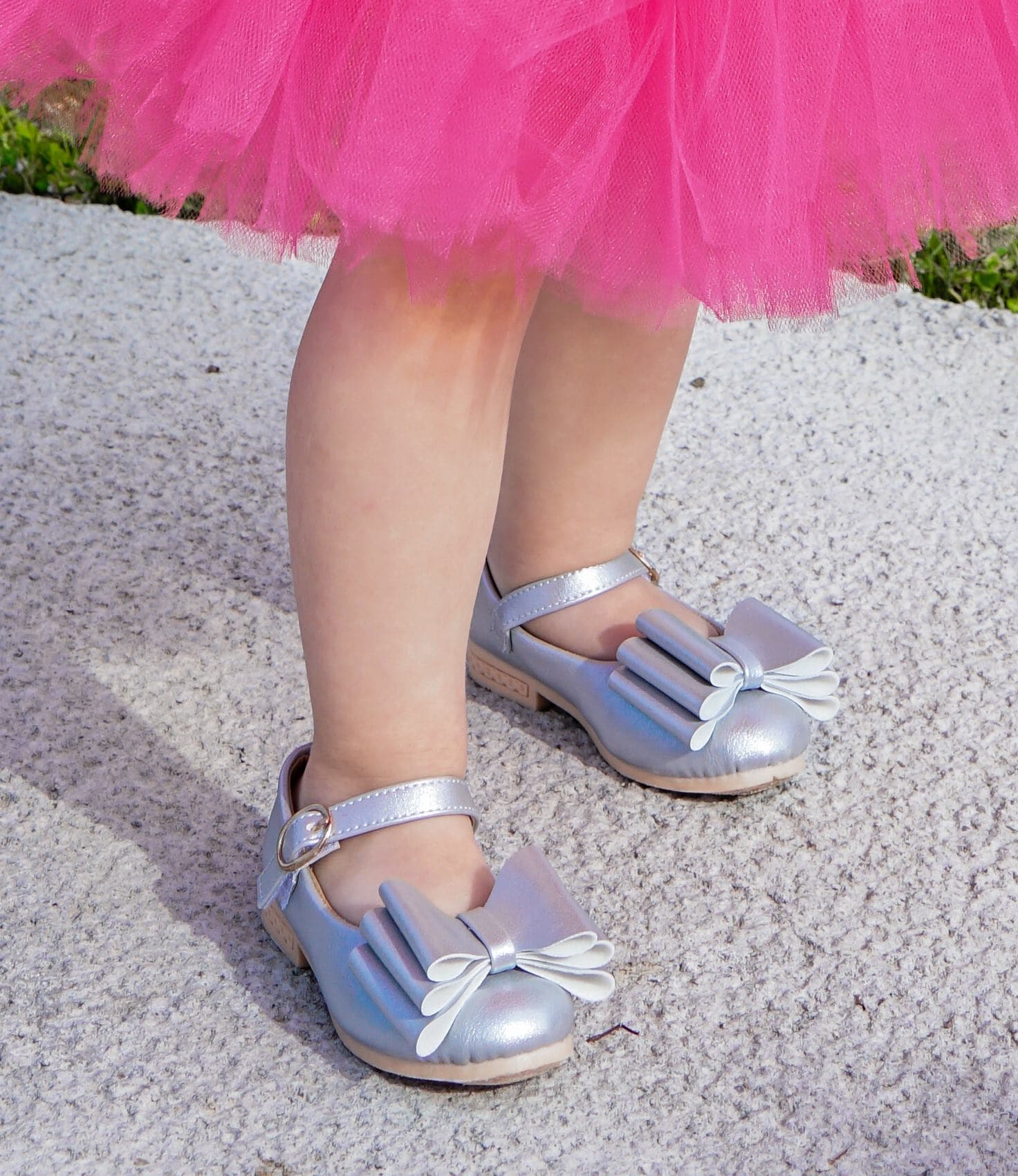 [Silver] Bow Shoes