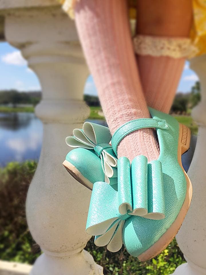 [Mint] Bow Shoes