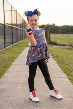 Load image into Gallery viewer, [American Kiss] Peplum w/ Faux Glitter
