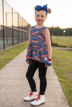 Load image into Gallery viewer, [American Kiss] Peplum w/ Faux Glitter

