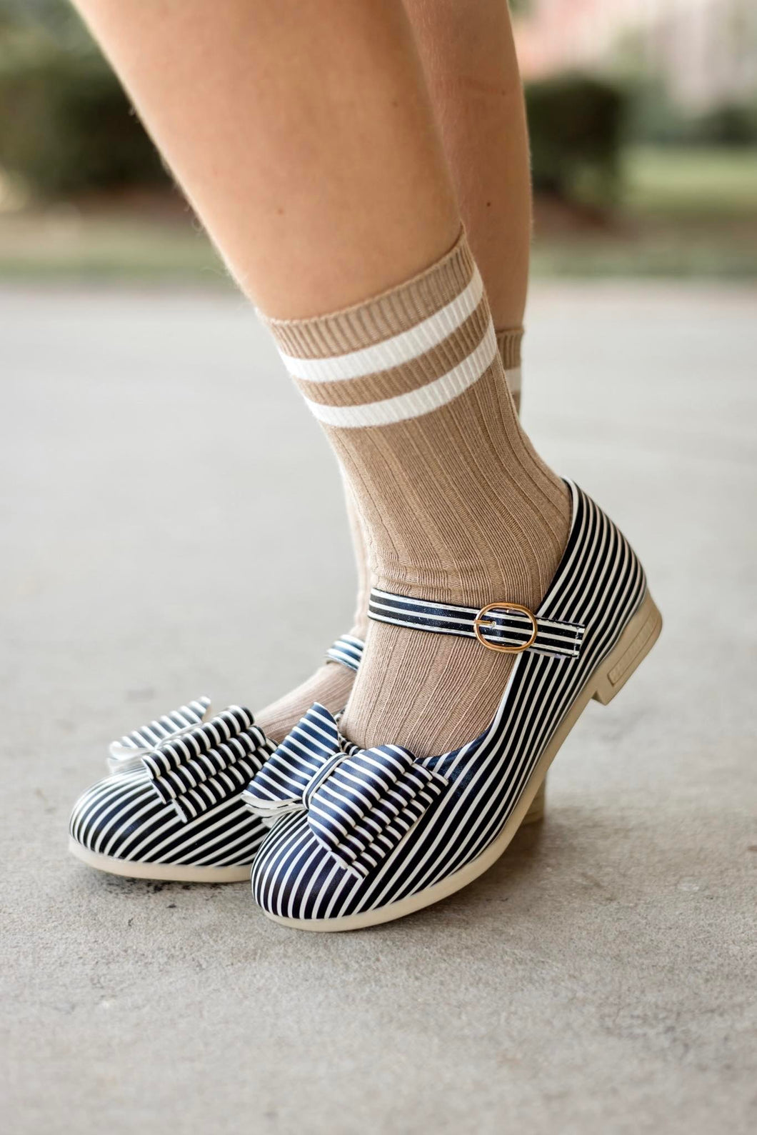 [Taupe] Basbeball Socks