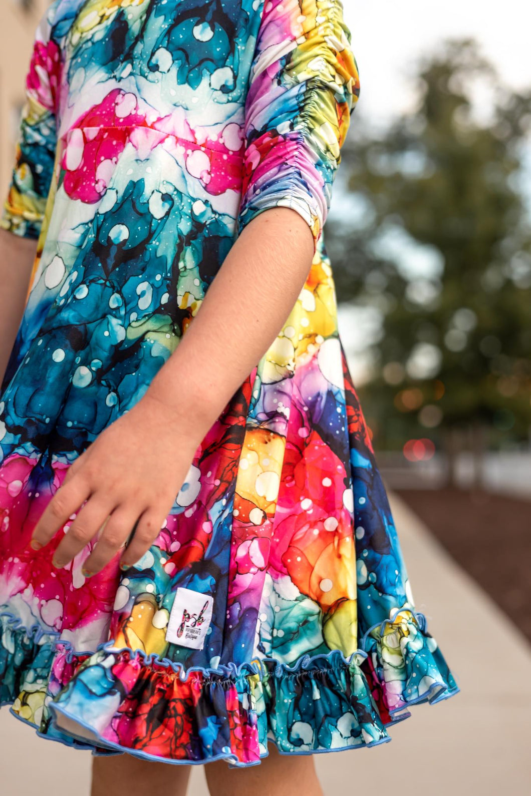[The Jeweled Splash] Twirl Dress