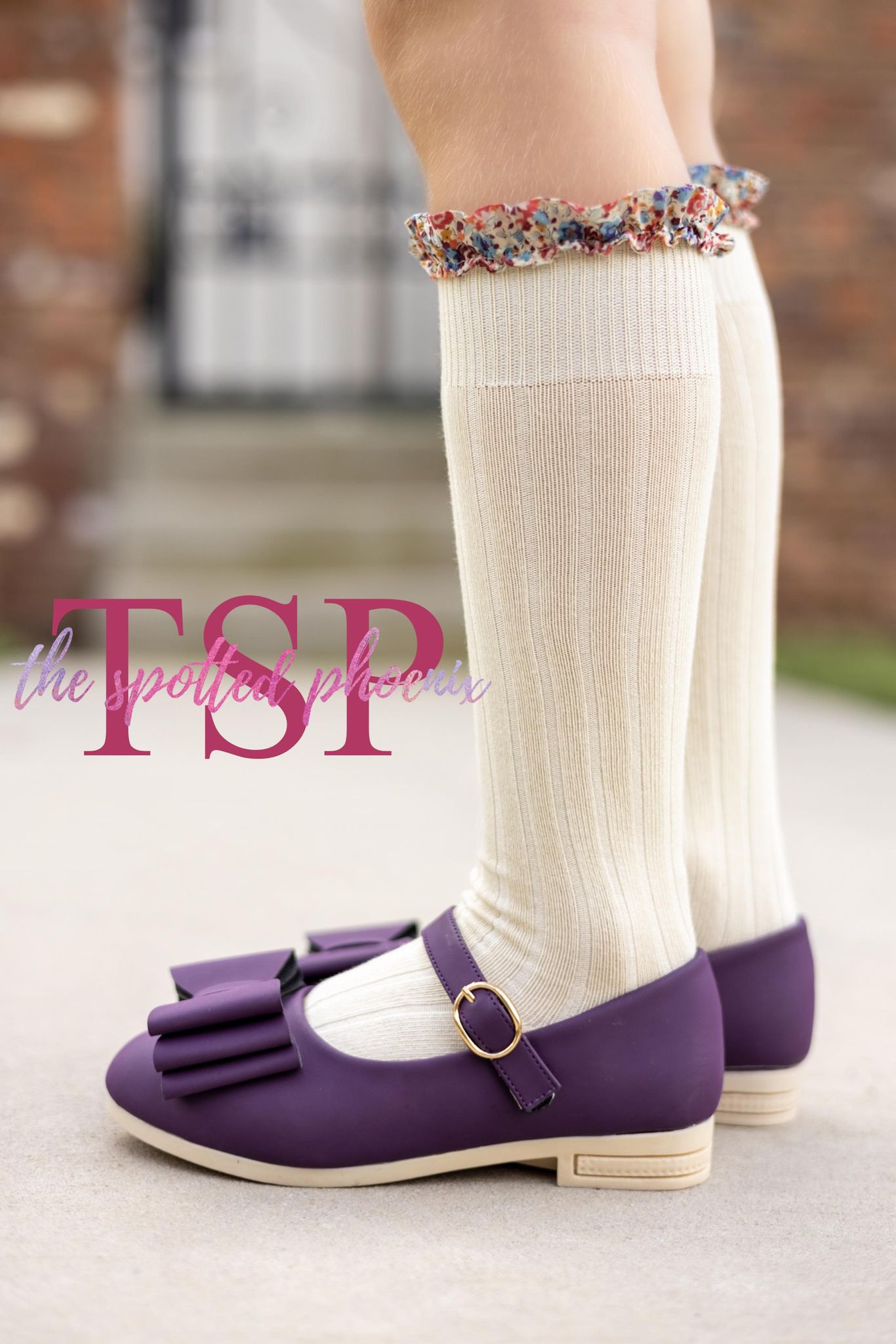[Royal Plum] Bow Shoes