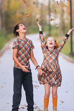 Load image into Gallery viewer, [Harvest Plaid] Dress w/ Faux Texture
