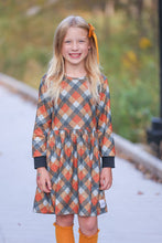 Load image into Gallery viewer, [Harvest Plaid] Dress w/ Faux Texture
