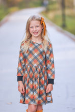 Load image into Gallery viewer, [Harvest Plaid] Dress w/ Faux Texture
