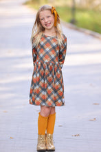 Load image into Gallery viewer, [Harvest Plaid] Dress w/ Faux Texture
