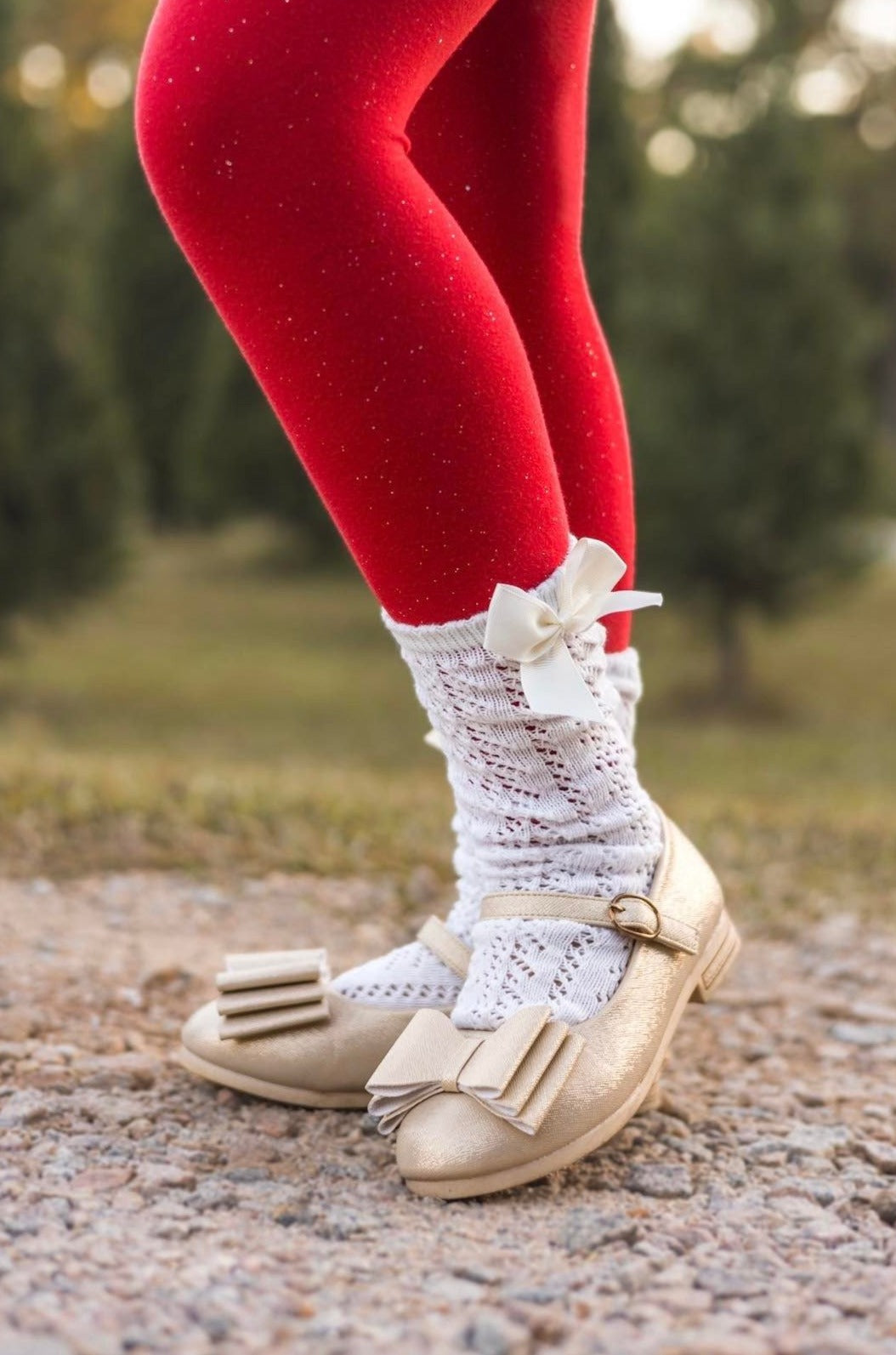 [Champagne] FLAWED Bow Shoes